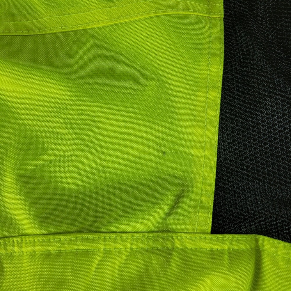 Olympia Moto Sports Reflective Neon Yellow Safety Vest Men's XL 2XL - Picture 10 of 14